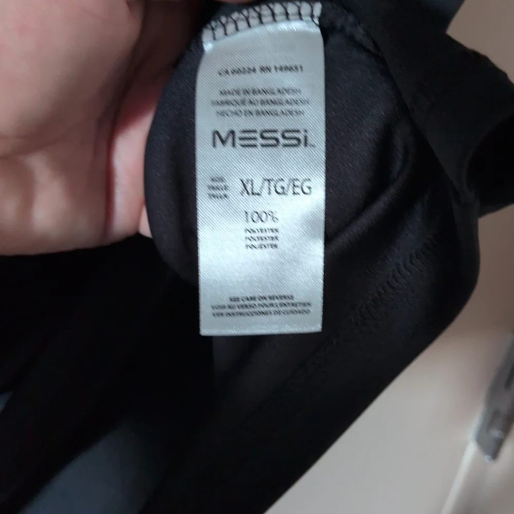 Messi black athletic shirt, Size XL - Picture 6 of 7